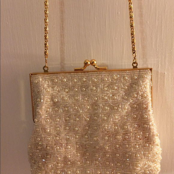 Vintage Crossbody Beaded Purse - Picture 2 of 13